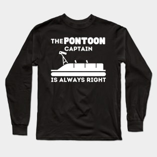 Pontoon Captain Long Sleeve T-Shirt